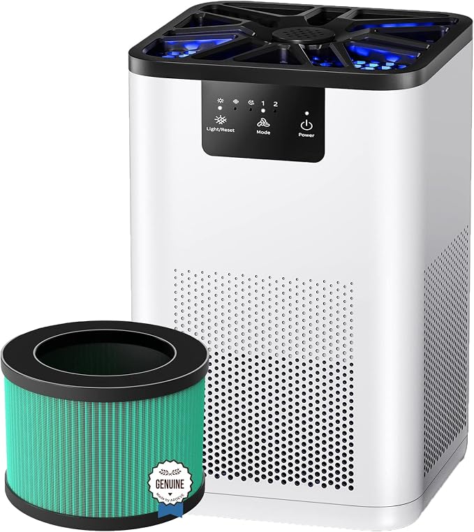 AROEVE Air Purifiers MK06 with 2 Filter(1 Basic Version & 1 Pet Dander Version)