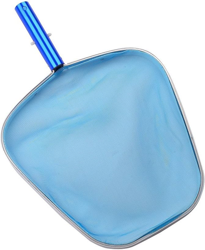 Aqua First Blue Wave NA8006 Aluminum Pool Leaf Skimmer – Heavy-Duty Mesh Net with No-Mar Frame – Fits Standard Telescopic Poles – Lightweight Skimmer for Swimming Pools – 18.8-in x 12.7-in