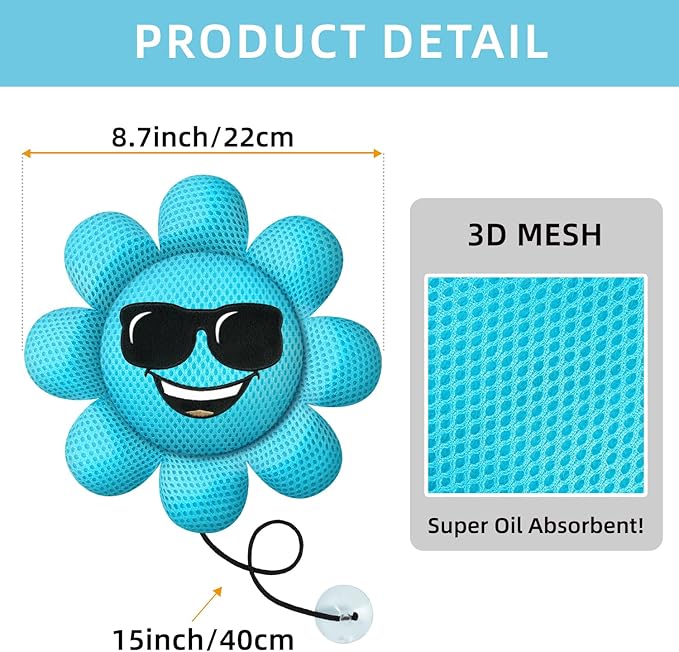 Hot Tub Scum Absorber with 3D Honeycomb Design Ultra-Absorbent Oil Hot Tub Sponges Reusable Hot Tub Accessories for Spa & Jacuzzi Keep Water Clean - 2 Pack