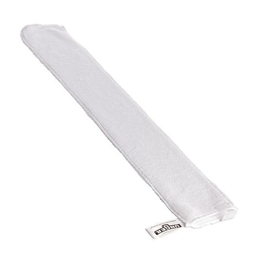 Unger PM05W StarDuster ProFlat/Flex Microfiber Sleeve, 29-1/2" Length (Bag of 5),White