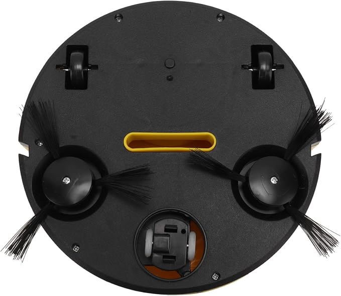 Robot Vacuum Cleaner,Multifunctional Vacuums Robotic Vacuums USB Charging Mini Smart Sweeping Robot Ideal for Hard Floors Pet Hair Carpets (Black)