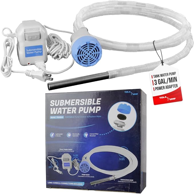 TERA PUMP Aquarium Gravel Cleaner | Electric, Automatic, Vacuum