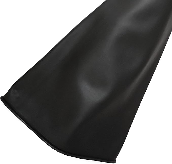 Heavy Duty Sandblasting Gloves 27.5" Rubber Gloves for Sandblaster Protective Safety Work Black Striped