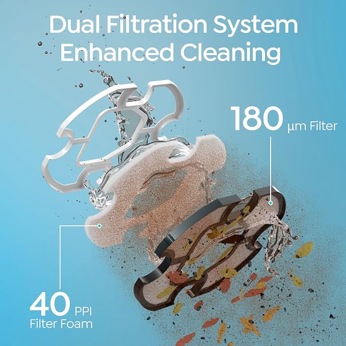 S2 Pool Vacuum Robot for Above Ground Pools, Cordless Operation, 90-Min Runtime, Efficient Cleaning Performance, Self-Parking and Easy Maintenance(Glossy Black)