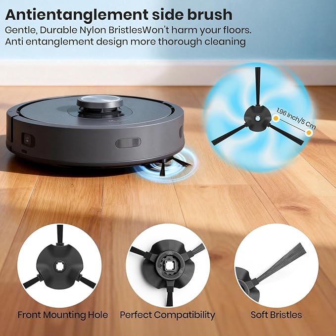 Replacement Parts Compatible with Shark UR2360S UR2360 UR2360EEUS Ultra Robot Vacuum Cleaner,Main Brush,HEPA Filter,6 Side Brush,20 Pack Accessories kit