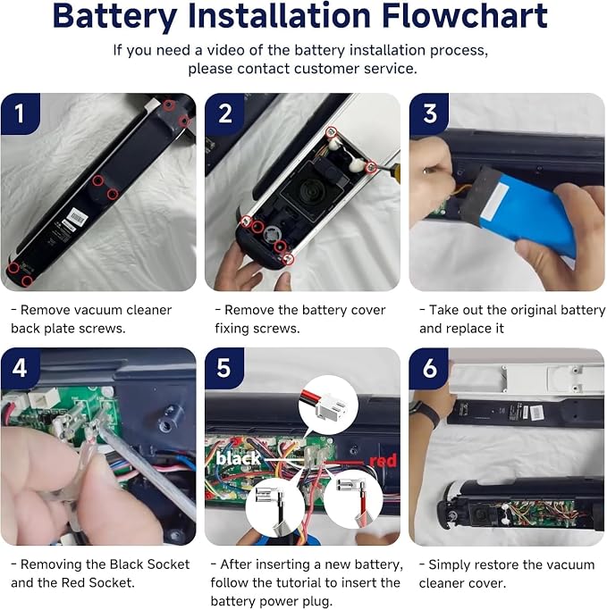 iFloor 3 Vacuum Cleaner Battery Compatible with Tineco iFloor 3, Floor ONE S3, Floor one S3 Breeze Cordless Wet Dry Vacuum Cleaner 21.6V 4000mAh