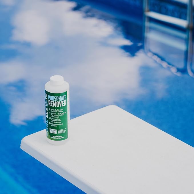 Phosphate Remover - Maintain Crystal Clear Water, Enhance Pool Water Quality for Above and Inground Pools, Safe for Your Pool and Equipment. 32 oz