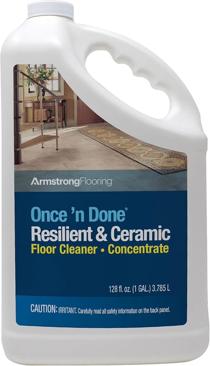 Armstrong Once and Done Resilient & Ceramic Floor Cleaner Concentrate 1 Gallon
