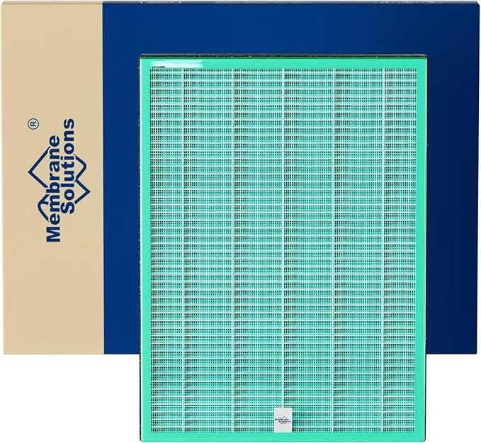Membrane Solutions MSA3/MSA3S Genuine Pet Odor Removal Air Purifier Filter Replacement 1 Pack, Upgraded 4-in-1 H13 True HEPA Filter