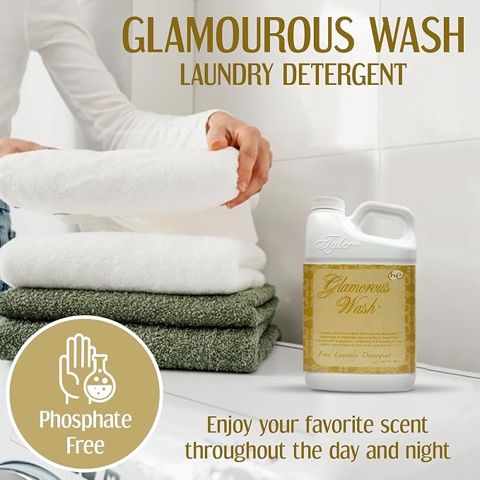 Tyler ENTITLED Glamorous Fine Laundry Detergent, 16 Fl Oz (Pack of 1) w/Dryer Sachet Pouch x