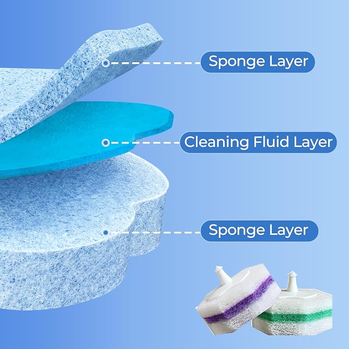 Disposable Toilet Brush Cleaning Supplies, Toilet Bowl Cleaner and Holder Set with 30 Toilet Wand Refill Pads, Wall Mounted Toliet Wand Kit Bathroom Maintenance, Storage Caddy (White)