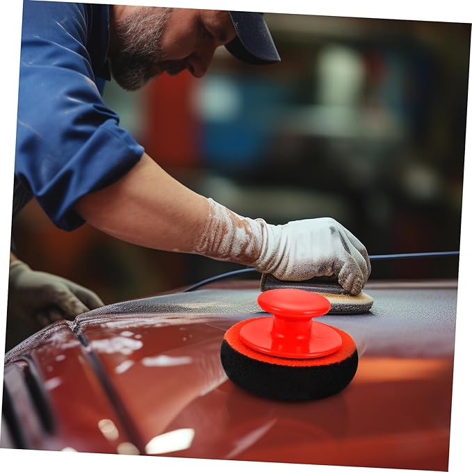 Mobestech Sponges Car Waxing Sponge Detail Polishing Pads for Car Wax Applicator