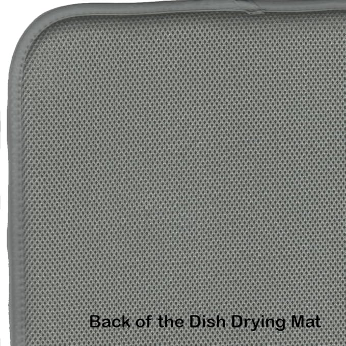 Caroline's Treasures Alaskan Wilderness Grizzly Bear Dish Drying Mat Absorbent Dish Drying Mat Pad for Kitchen Counter Dish Drainer Mat for Countertop, 14 x 21", Multicolor