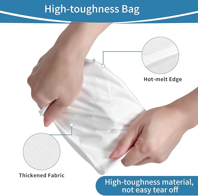 12 Bags + 4 Belts Vacuum Bags Compatible with Kirby Vacuum Cleaner Bags, Solid Cloth Dust Bag Fit All Kirby Generation & Sentria Models, Part # 205811 204814 204811 Style F