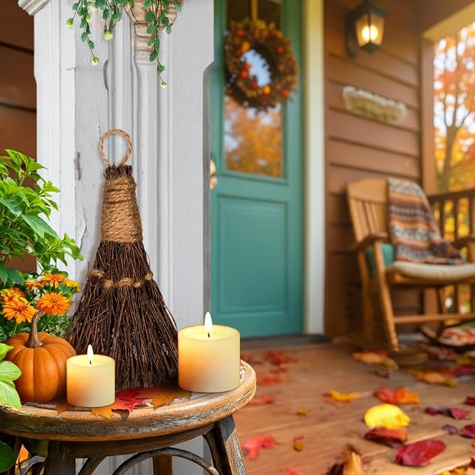 Cinnamon Broom - Cinnamon Broomstick Scented 6in (1 Pack) - Decorative Mini Broomsticks - Cinnamon Scented Brooms - Door Protection