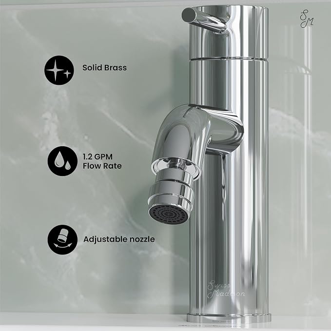 Swiss Madison Well Made Forever SM-DF81C Ivy Bidet Faucet in Chrome