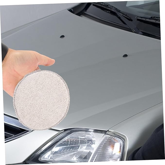 GLEAVI 50pcs Sponge Applicator for Car Detailing Car Washing Pad Wax Applicator Pads Polishing Soft Sponge for Paint