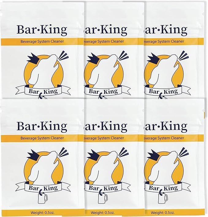 Bar-King Beer Line Cleaner - 6 Individual Cleaning Packets