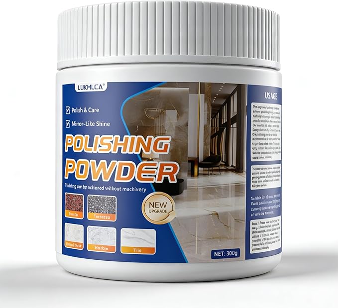 Marble Polishing Powder, Granite Cleaner - No Machine Needed | Granite Polishing Kit, Quartz Cleaner Countertop, Professional-Grade Polishing for Natural Stone - Restores & Enhances Shine (10 oz)
