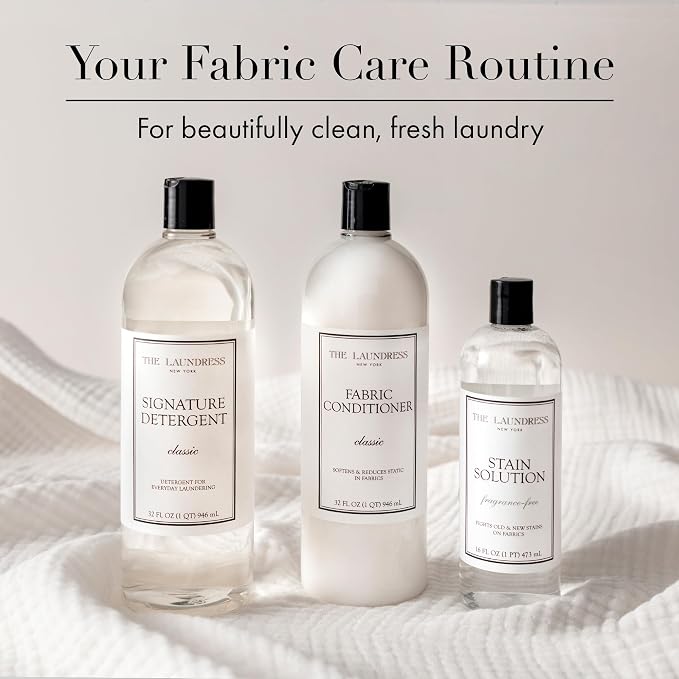 The Laundress Luxury Laundry Detergent, 31 Loads, Scented Signature Classic Fragrance, Concentrated Triple Enzyme Deep Cleaning and Targeted Stain Remover, 96% USDA Biobased Product