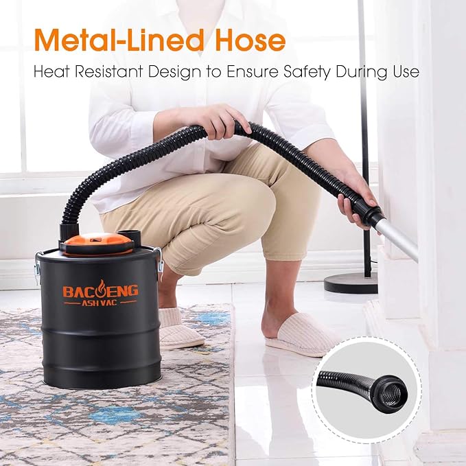 BACOENG Ash Vacuum and HEPA Filter