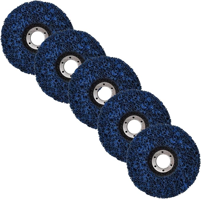 5Pcs 4-1/2" x 7/8" Strip&Clean Discs for Angle Grinders