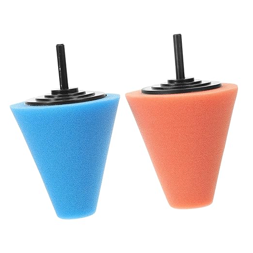 6pcs Drill Buffer Attachment Polishing Sponge Pad for Car Detailing Buffing Discs for Wheel Polishing