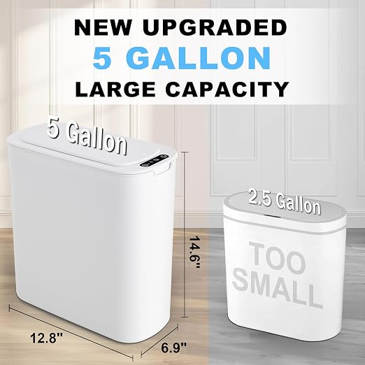Cesun 4 Gallons and 5 Gallons Automatic Trash Can