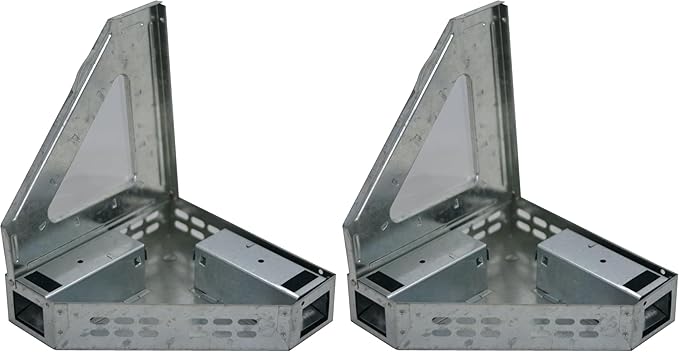 Southern Homewares Humane Multi-Catch Mouse Trap Repeater Corner Unit - Catch and Release Reusable Safe Design (Pack of 2)