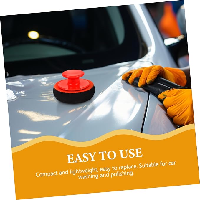 Car Polishing Kit Car Wax Applicator Sponge Pads Waxing Sponge for Wax Paint Buffing Pads