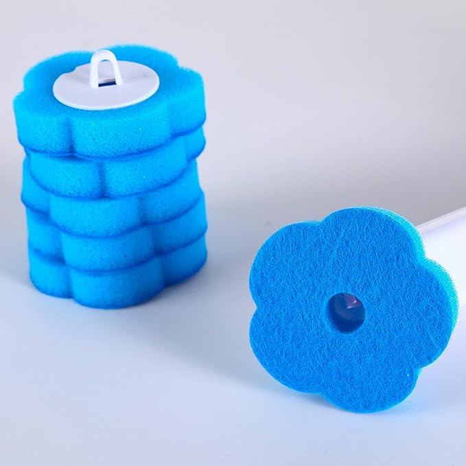 Toilet Wand Refills, 72 Count Disposable Toilet Brush Refills, Toilet Bowl Wand Refills, Scrubber Refill Pads Compatible with luluaday Wand Refill System for Sink Bathtub Wash Basin
