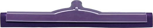 SPARTA 4156768 Plastic Double Foam Squeegee, Commercial Squeegee With Durable Contruction For Cleaning, Commercial, Residential, 18 Inches, Purple, (Pack of 6)