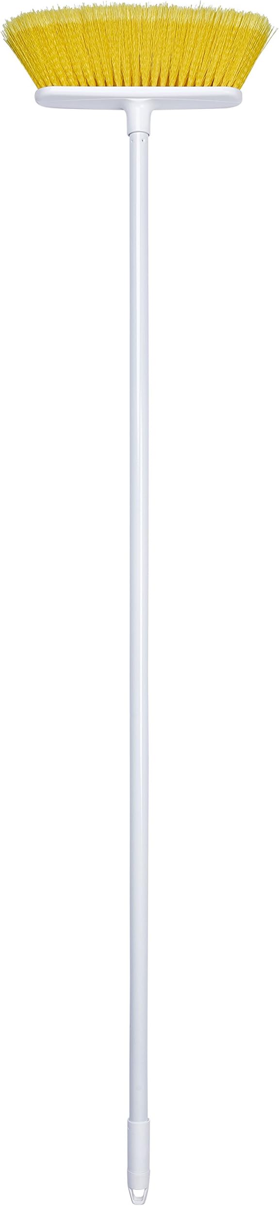 The Original Soft Sweep Magnetic Action Broom Assorted Colors with White Metal Handles (12 Brooms)
