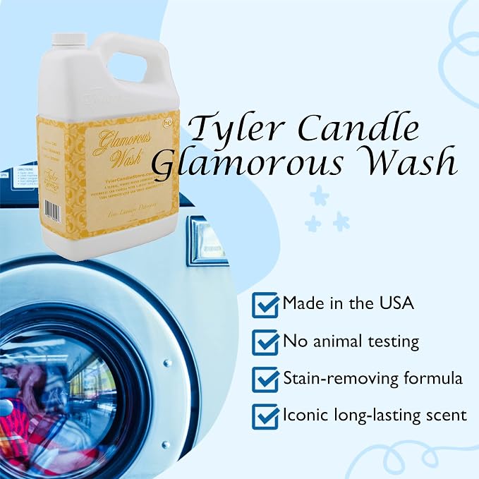 Tyler Candle Glamorous Gift Set with 3 Glamorous Wash, 3 Votive Candles, and 2 Votive Glasses, Bundle with Stain Remover Pen - Diva, High Maintenance, Kathina