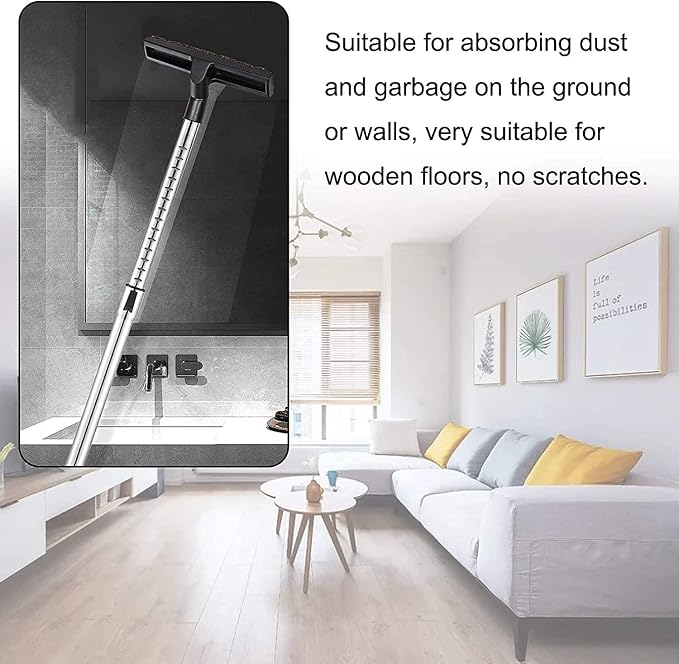 Eagles Hardwood Floor Brush with 1-1/4" Extension Wands Remplacement for Most Vacuum Cleaner Accepting 1-1/4" Attachment-100cm/39inch