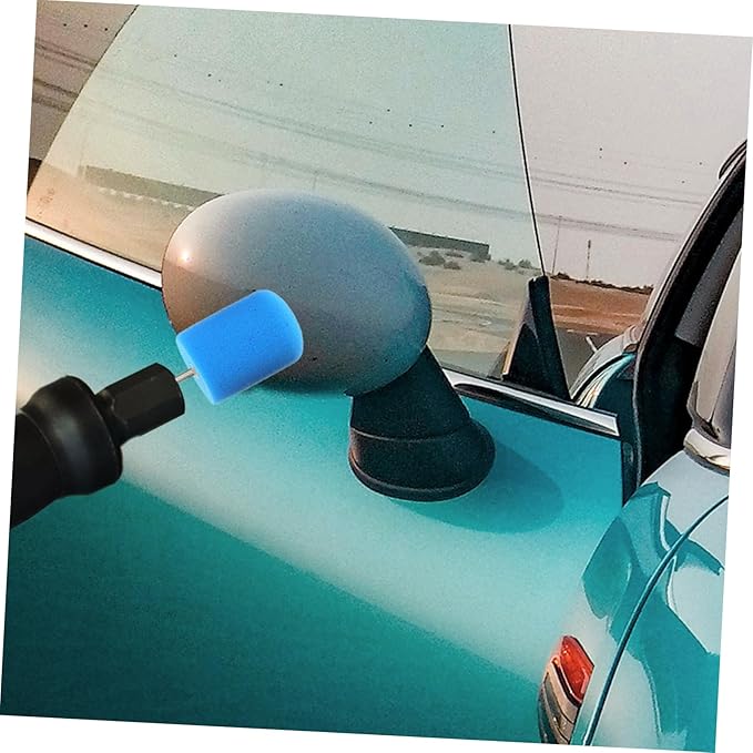 Unomor 64pcs Auto Buffing Sponge Pads Car Polishing Reusable Detailing Polishing Pads for Waxing Cleaning and Scratch Removal