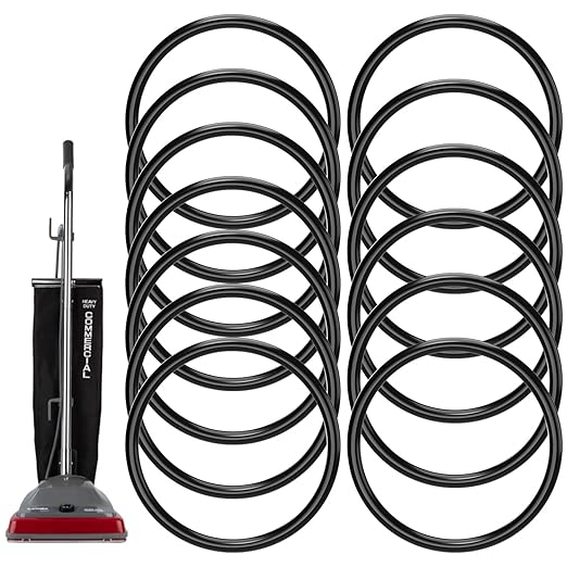 13-Pack RD Belt 66100 for Sanitaire Commercial Upright, Replaces 30563B/30563A/EL098, Fits SC679 SC684 SC688 SC689 SC886 SC887 SC888 SC889 SC899 SC9050 S600, Also fits Eureka 52100/52100C