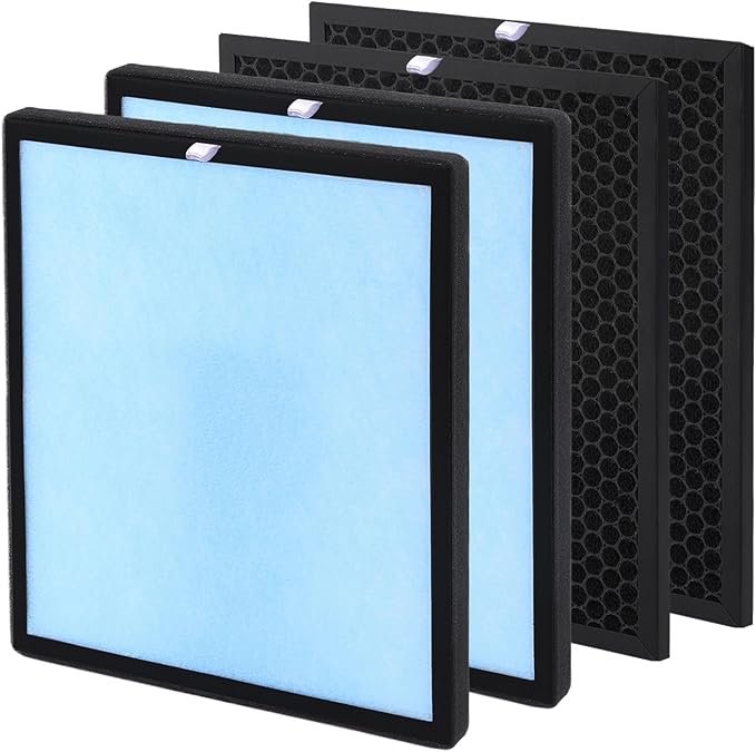 HSP001 Replacement Filter, Compatible with HSP001 True HEPA Air Purifier, 2 Sets