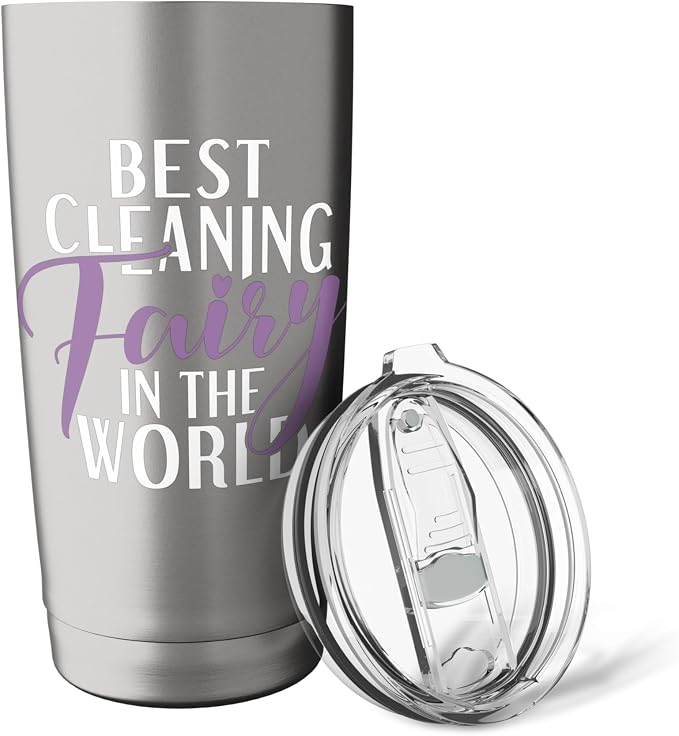 Best Cleaning Fairy in the World Janitor Custodian Stainless Steel Insulated Tumbler