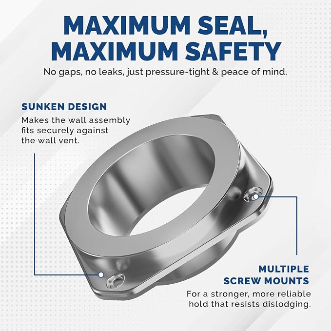 Magnetic Dryer Vent Coupling DV180 - Airtight Seal, Quick-Connect & Easy Clean, Strong Magnet Self-Alignment, Includes 4" Duct and two Clamps