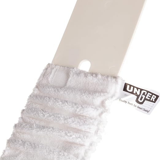 Unger PM05W StarDuster ProFlat/Flex Microfiber Sleeve, 29-1/2" Length (Bag of 5),White