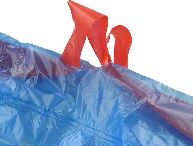 Fiaze 2.5 Gallon Garbage Bags, Blue Drawstring Trash Bag, 220 Counts
