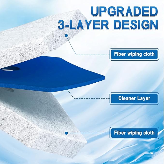 50 Count Toilet Wand Refills Compatible with Clorox Disposable Toilet Brush Heads for Most Toilet Brushes to Cleaning Toilet and Bathroom