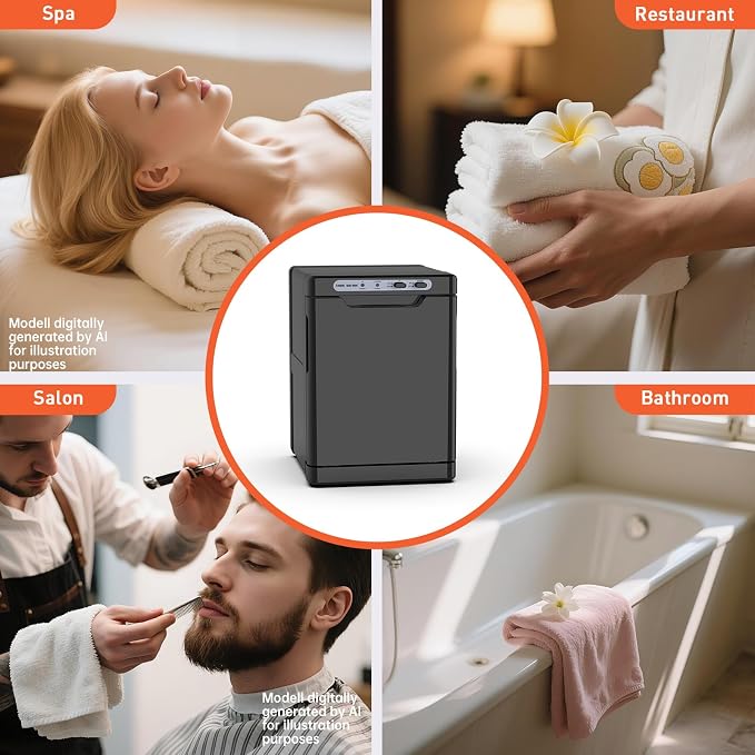 Hot Towel Warmer for Spa,2-in-1 Thermostatic Towel Heater,5L Mini Towel Warmer with Quick and All-Round Heating for Facial SPA,Beauty Salon,Esthetician and Bathroom
