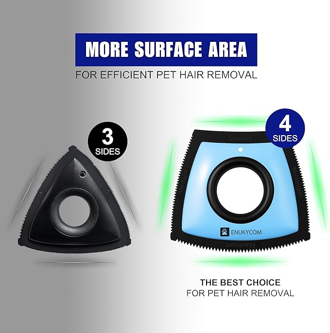 Pet Hair Removal Tool for Carpet & Car Detailing – 2025 Dual - Edge Carpet Rake & Pet Hair Remover – Deep Clean Dog & Cat Hair from Car, Rugs, Sofa, Couch, Furniture & Upholstery