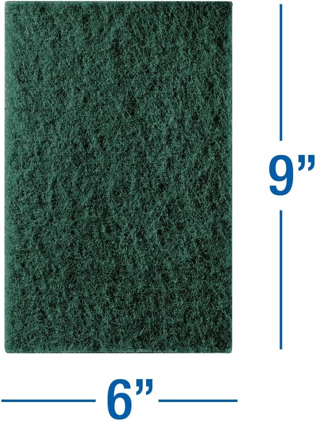 Mercer Abrasives 285GRN - 6"x9" Non-Woven Green Hand Pads (20 pack)