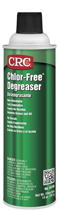 CRC Industries 03185 Chlor-Free Degreaser,Clear (Pack of 12)