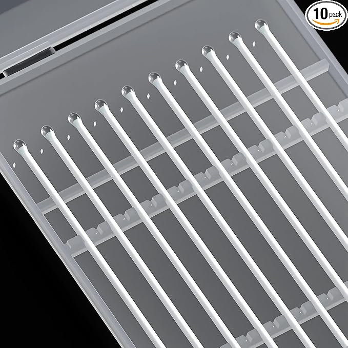 Reusable ESD Safe Gel Swabs with Paper Handle (2.5mm) - Anti-Static Sticky Tool for Camera Sensors, Semiconductors - No Residue, No Scratches, Multi-Use Cleaning