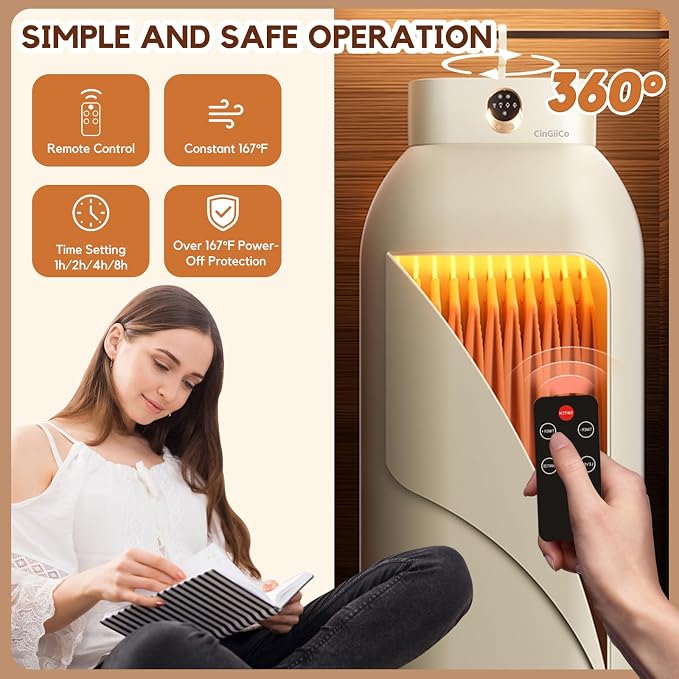 Portable Clothes Dryer, Clothes Dryer Hold 12 Items Up, With Time Setting、Remote Control, Portable Dryers For Laundry, Apartments, RV, Travel, Low noise、Energy Saving (White)
