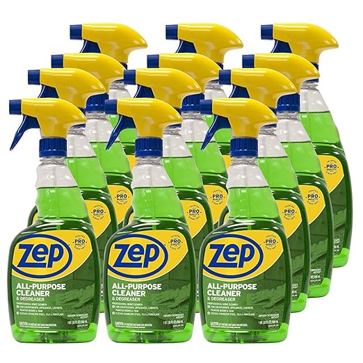 Zep All-Purpose Cleaner & Degreaser – Multi Use Multi Surface Solution – 32 oz- 12 Pack